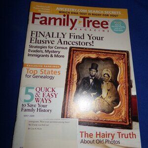Vintage Family Tree Magazine - May 2009 - Genealogy Research - Ancestry